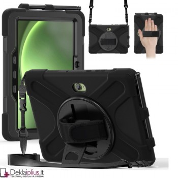 Smūgiams atsparus 360 dėklas su dirželiu (Samsung Galaxy Tab Active 4 Pro 10.1 (T630) Active 5 Pro 10.1 (X356B) Smūgiams atsparus 360 dėklas su dirželiu (Samsung Galaxy Tab Active 4 Pro 10.1 (T630) Active 5 Pro 10.1 (X356B)